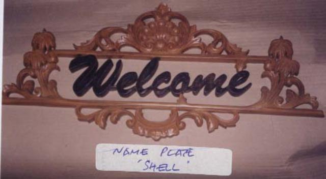 Name Plate 'Shell' 